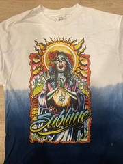Sublime 420 T Shirt Men’s Tie Dye Day of the Dead Mary Size L