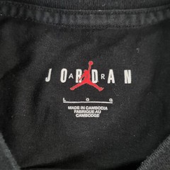 Jordan Mens T Shirt Black Large Jumpman Logo Short Sleeves Cotton CJ0921 011