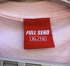 NEW Full Send T-Shirt Men’s XL Nelk Boys Steve Will Do It Golds Gym Pink NWT