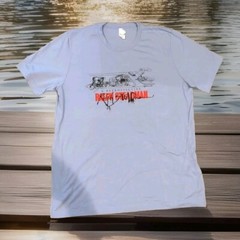 Gonzo Ralph Steadman Shirt Logo Tee Gray Fear And Loathing In Las Vegas XL