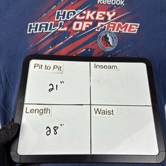 Reebok Hockey Hall Of Fame Graphic T-Shirt Blue Size L