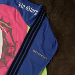 Adidas Mens Size M Pink Blue Green JW0203 Spiders Goalkeeper Loose Jersey Shirt