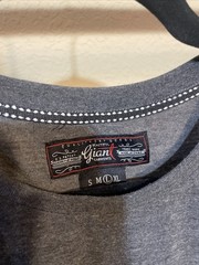 Beautiful Giant Garments Men’s Shirt Size Large Grey With Tribal Pocket