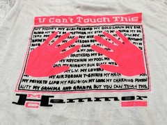 Vintage 1990 MC Hammer U Can’t Touch This T Shirt White USA Single Stitch M