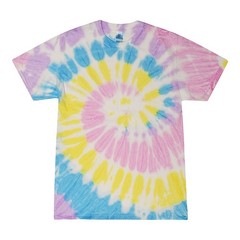 Colortone Tie Dye T-Shirt Unisex Rainbow Vibrant Cotton Tee S M L XL 2XL-5XL New