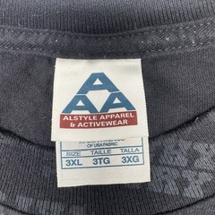 Franco Shade / Gost BrandMen’s 3XL Gray “Quitters Never Lose” Preshrunk Tee