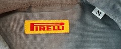 Vintage VW Volkswagen Racing Button Shirt Size Med Castrol Pirelli F1 Mechanic