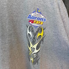 Vintage 2009 NASCAR Aaron’s Showdown 499 Race Talladega T-Shirt XXL Gray