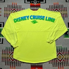 Disney Cruise Line Spirit Jersey Shirt Size Large Yellow Long Sleeve R1