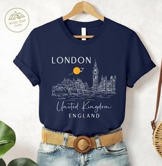 London Unisex Shirt Travel Gift United Kingdom Trip Souvenir Tee