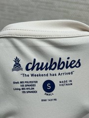 Chubbies Shirt Mens Small White The Original Beach Club Weekend Has Arrived
