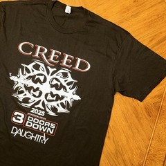 CREED Summer Of 99’ Tour TShirt 2025 Merch Size XL Black Double Sided