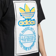 adidas Originals Airbrush Trefoil Logo T-Shirt Black Men’s Tee