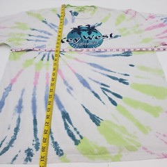 Key West Florida Beach Paradise Spiral Tie Dye T-Shirt Adult XL Souvenir Tee