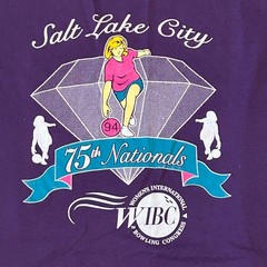 Vintage 75th Nationals Salt Lake City Shirt Men XL Purple Bowl Single Stitch USA