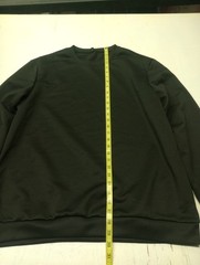 Mens Polyester Cooling Performance Long Sleeve Heavy T Shirt Black XL