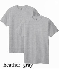 3 pack American Apparel 1301 Unisex Short Sleeve Preshrunk Heavyweight T-Shirt