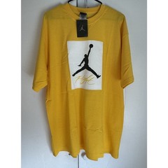 Nike Air Jordan Jumpman Flight T-Shirt Men’s Yellow Gold Short Sleeve NWT