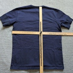 Bronson Shirt Men Large Blue Henley Short Sleeve Cotton Jersey Rib Cuff Tee Slim