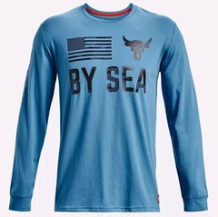 Under Armour Project Rock Veterans Day By Sea Long Sleeve T-Shirt Men’s Size XL