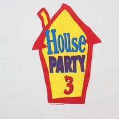 Vintage House Party 3 Movie Promo T-Shirt OSFA Long White 90s Murina USA Made