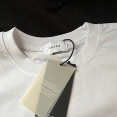 RHUDE Men’s M White Graphic Logo T-Shirt Short Sleeve Crew Neck NWT