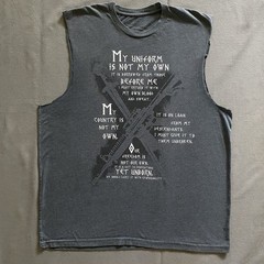 Grunt Style Tank Top Mens XL Gray Cut Sleeves 2nd Amendment USA Gun Rights