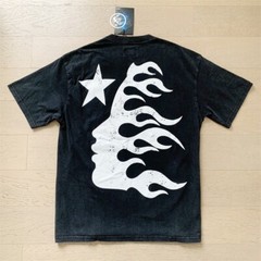 Men’s Hell Studios star Evil Smile Tee INS Style high street trend T-shirt