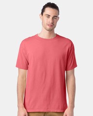 🔥 Comfortwash By Hanes Men Garment-dyed T-shirt Short Sleeve Coral Craze XL
