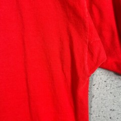 Vintage 80s Vintage Russell Athletic Varsity Pep Squad Red T-Shirt Small Mens