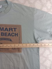 Vintage Walmart Delray Beach Shirt Large Gray Short Sleeves