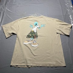 Vintage Alien Shirt Mens M 90s Bugle Boy Hip Hop UFO Streetwear Skater Y2K