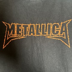 Vintage Metallica Print Rare Single Stitch T-shirt The Roxx – Size Men’s Large