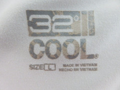 32 Degrees Cool Men’s White Short Sleeve Stretch T-Shirt Size Large