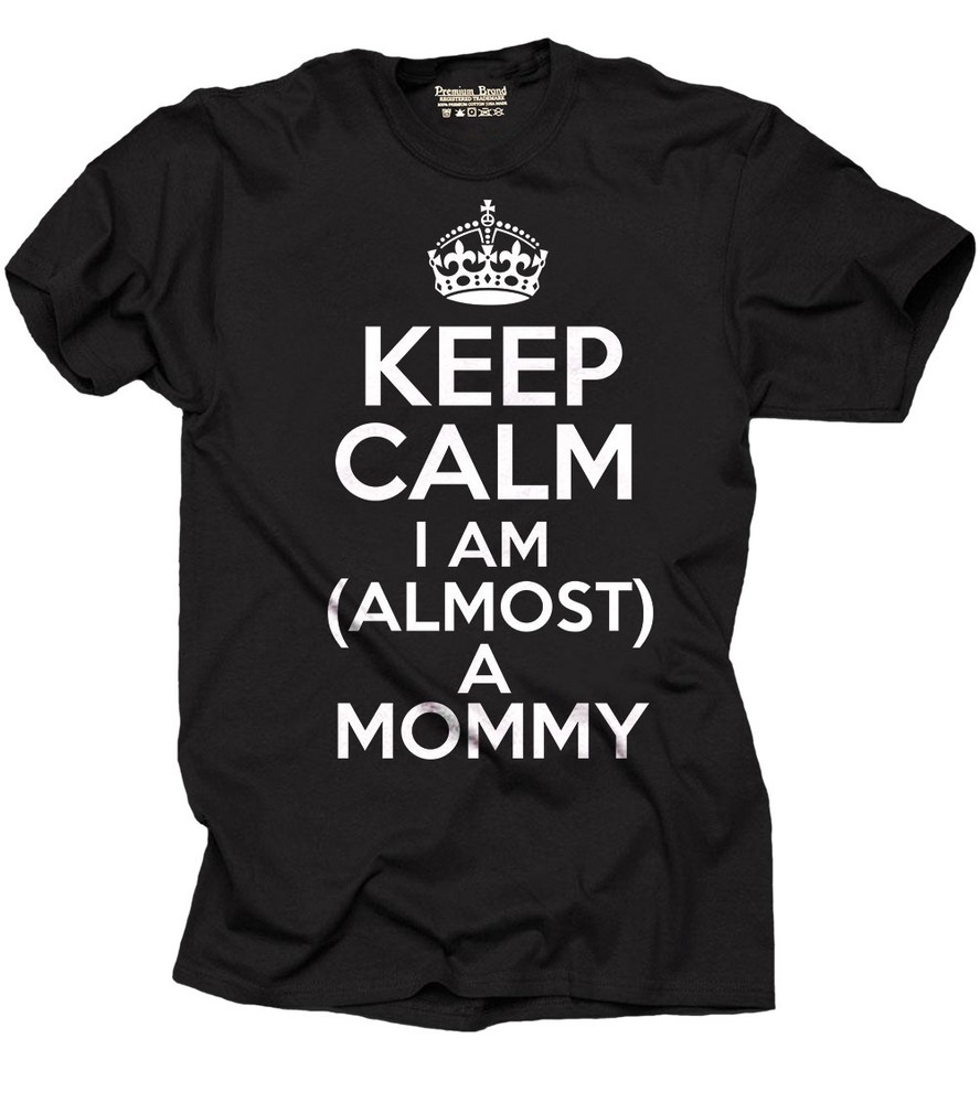 Future Mommy Mother T-shirt baby announcement tee shirt almost a Mom T-shirt