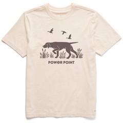 Life is Good 139158 – Men’s Power Point Hunting Dog Short Sleeve Crusher Tee – P