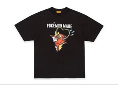 Human Made x Pokemon Made Graphic T-SHIRT TEE Black Size L Magikarp