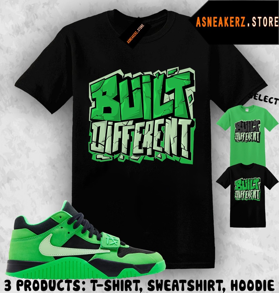Shirt Match Travis Jumpman Jack Green Spark Sneaker Matching Tee Built Different