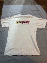 Vintage Nike Air Single Stitch XL Made In USA White Double Sided Multicolor
