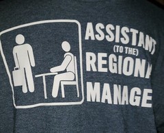 Ripple Junction The Office Assistant to the Regional Manager Shirt L Large *23