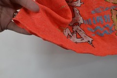 Vintage 80s 90s Playboy Mens Medium Cut Off Beach Volleyball Cropped T-Shirt USA