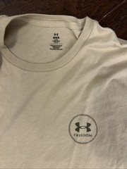 Under Armour Freedom TShirt Lot Of 6 Mens Sz M Desert Sand Black America USA