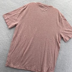 Faherty Striped Shirt Mens XL Orange Cloud Cotton Soft Short Sleeve Tee *A98 New