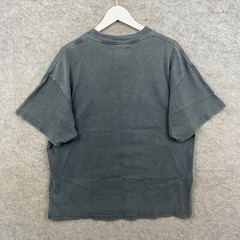 Represent Shirt Mens Medium Grey Oversized Crew Neck Logo Spell Out Faded Top