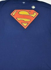 Superman Mens Glow In The Dark Ink Tee Shirt New S, M, 2XL, 3XL