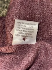 Sonoma Thermal Henley Shirt Men M Maroon Extra Soft Cotton Stretch Warm Gift NWT
