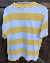 Vintage Striped T Shirt Combed Cotton Munsingwear Surf Mod Combed Cotton Sz XL