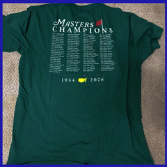 SALE 30% – 2026 Augusta National Masters Champions All Winners 2-sided T shirt