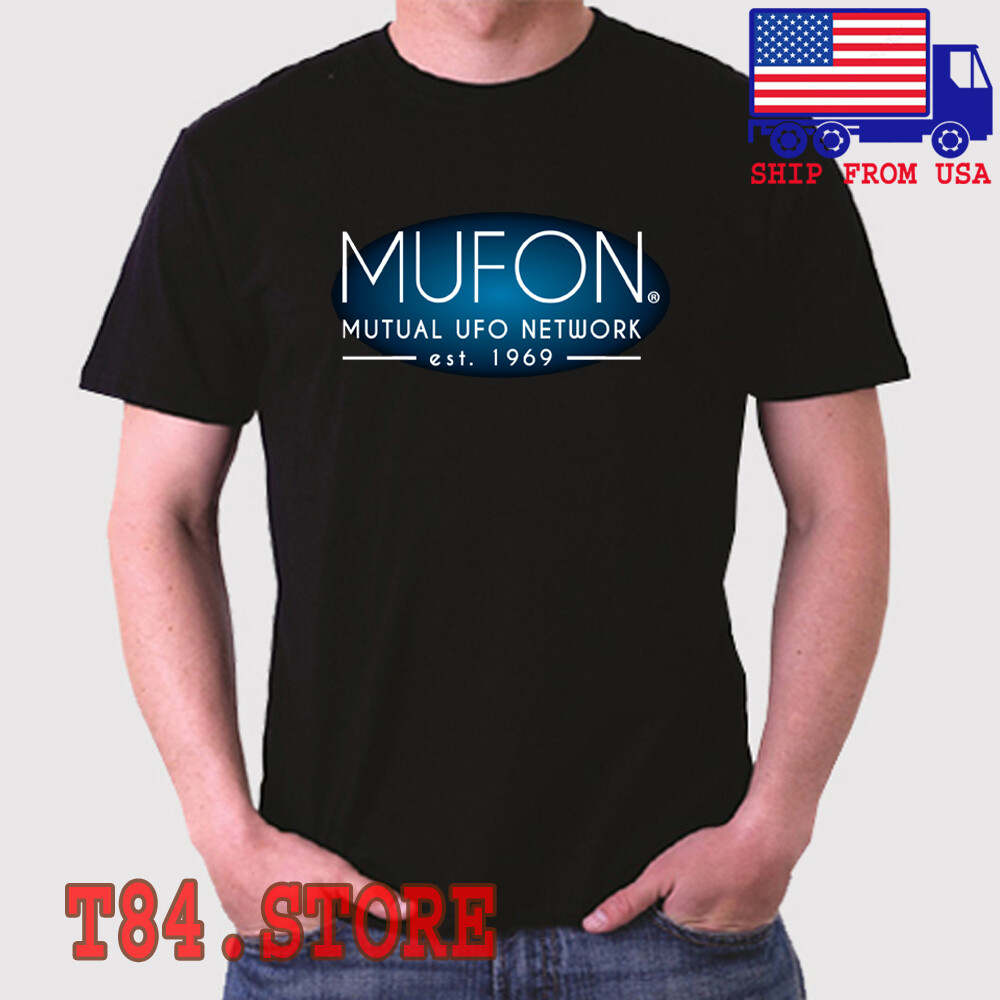 MUFON Men’s Black T-Shirt Size S to 5XL