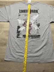 Linkin Park T-Shirt Large Gray Rock Band Hybrid Theory Graphic Tee Spencers